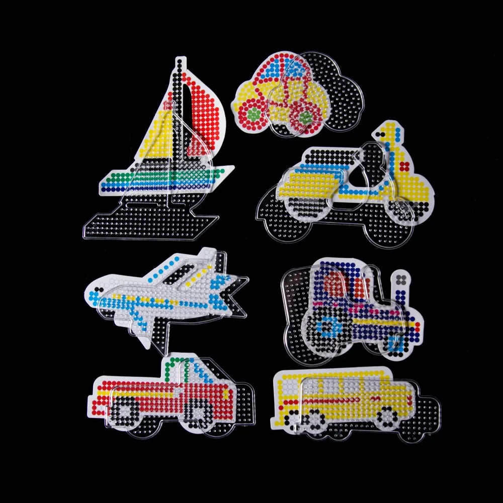 5mm Hama Beads Plastic Stencil Template for Perler DIY Pixel Beads Pegboard Puzzle