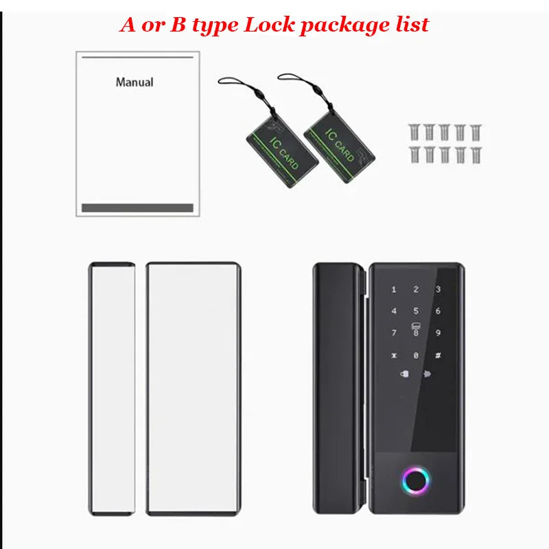 CowLost | locks-keys-product_id-biometric-fingerprint-door-lock-for-sliding-glass-doors-swing-gates-with-bluetooth-ttlock-app-unlock |4