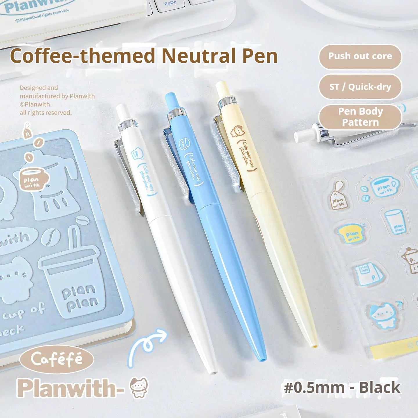 CowLost | product_id-planwith-coffee-press-gel-pens-minimalist-graffiti-st-tip-smudge-free-carbon-black-ink-smooth-writing-for-journaling |2