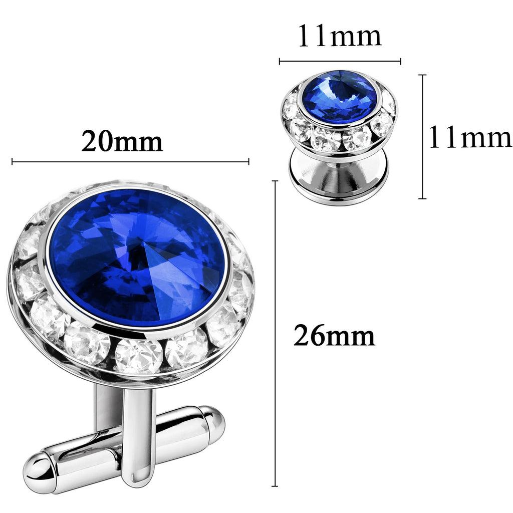CowLost | clothing-accessories-hawson-royal-blue-gemstone-cufflinks-tuxedo-studs-set-for-men-formal-wear |29