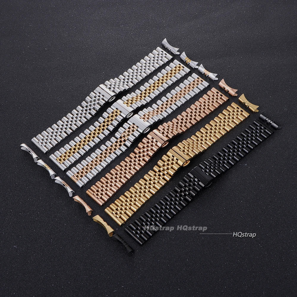 CowLost | vinyl-product_id-stainless-steel-rolex-watchband-12-22mm-flat-curved-end-with-butterfly-clasp |2