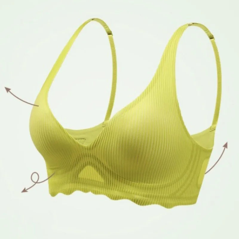 CowLost | product_id-seamless-wire-free-push-up-3-4-cup-padded-bra-for-women-comfortable-support |2