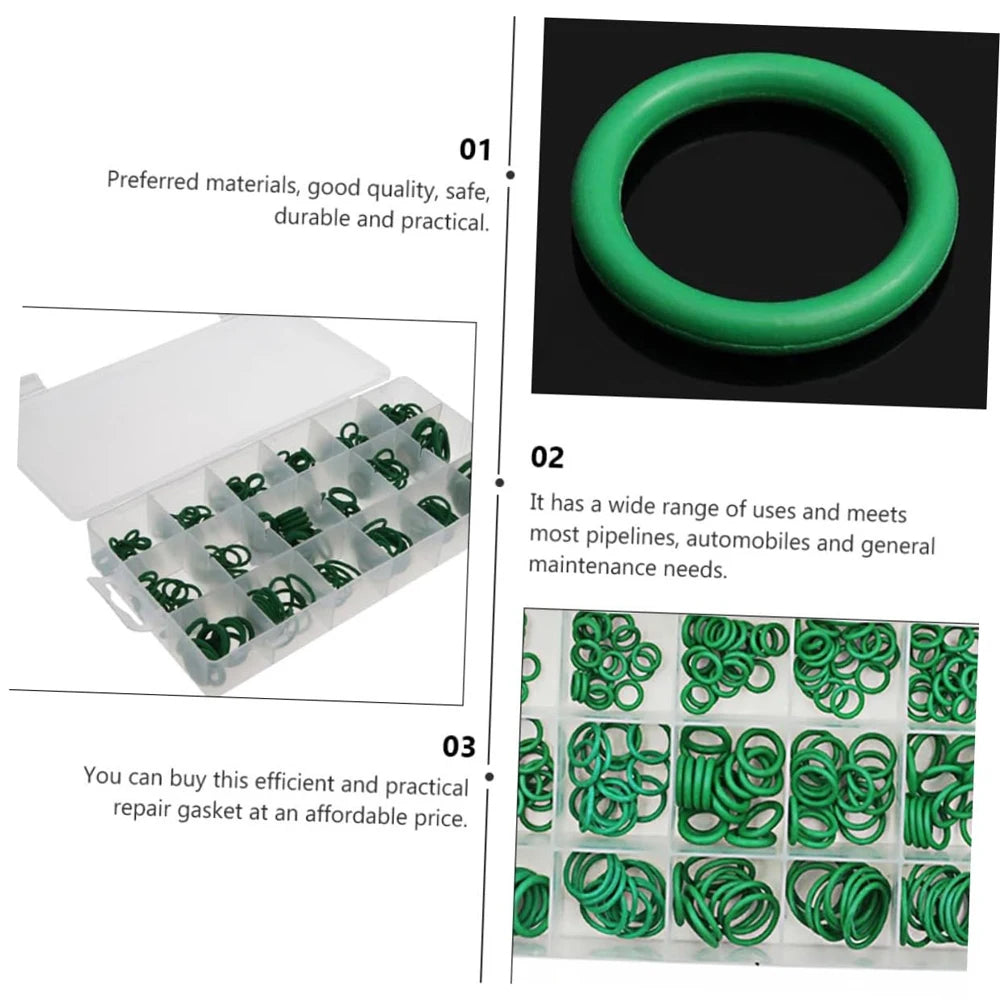CowLost | 530-270pcs-o-type-sealing-rubber-ring-automotive-air-conditioning-compression-confidential-seal-maintenance-rubber-accessories |8