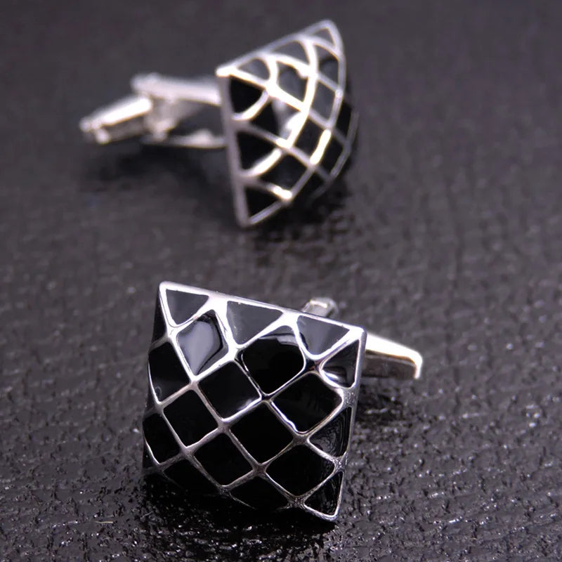 CowLost | cufflinks-for-men-luxury-silvery-cuffs-retro-metal |15