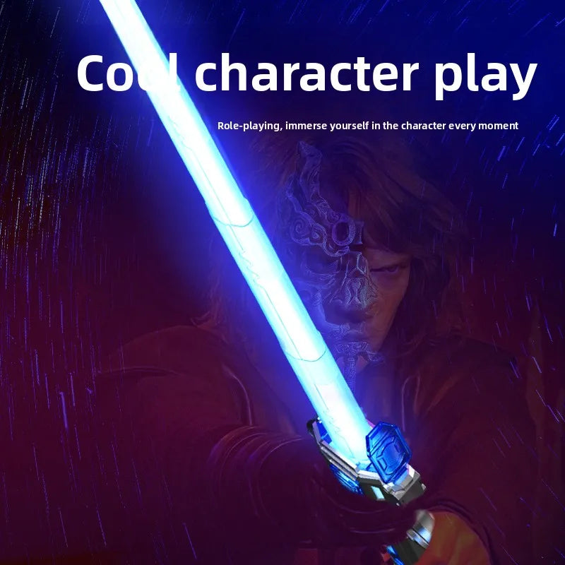 CowLost | product_id-childrens-2-in-1-telescopic-glowing-music-laser-sword-toy-with-rotating-light-and-sound |5
