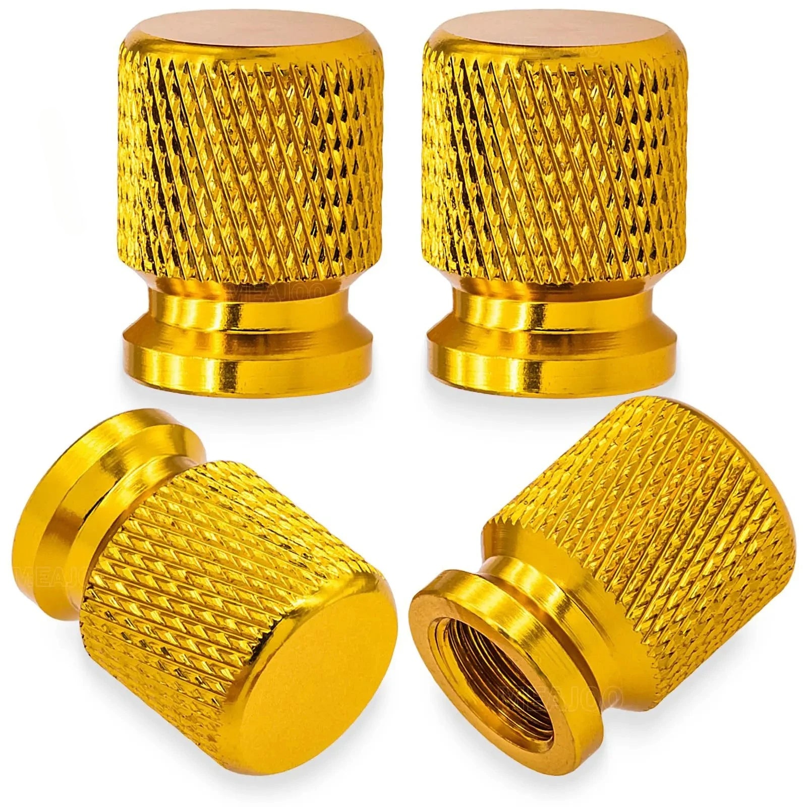CowLost | product_id-4pcs-12mm-aluminum-alloy-mesh-tire-valve-caps-for-bicycle-motorcycle-car-wheels |11