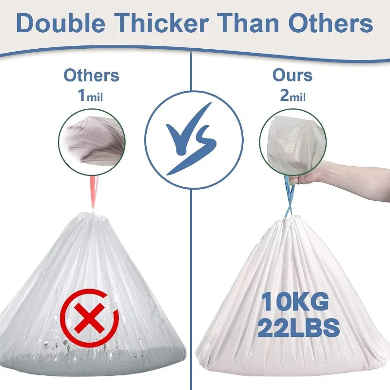 100 Count Cat Litter Box Liners Bags