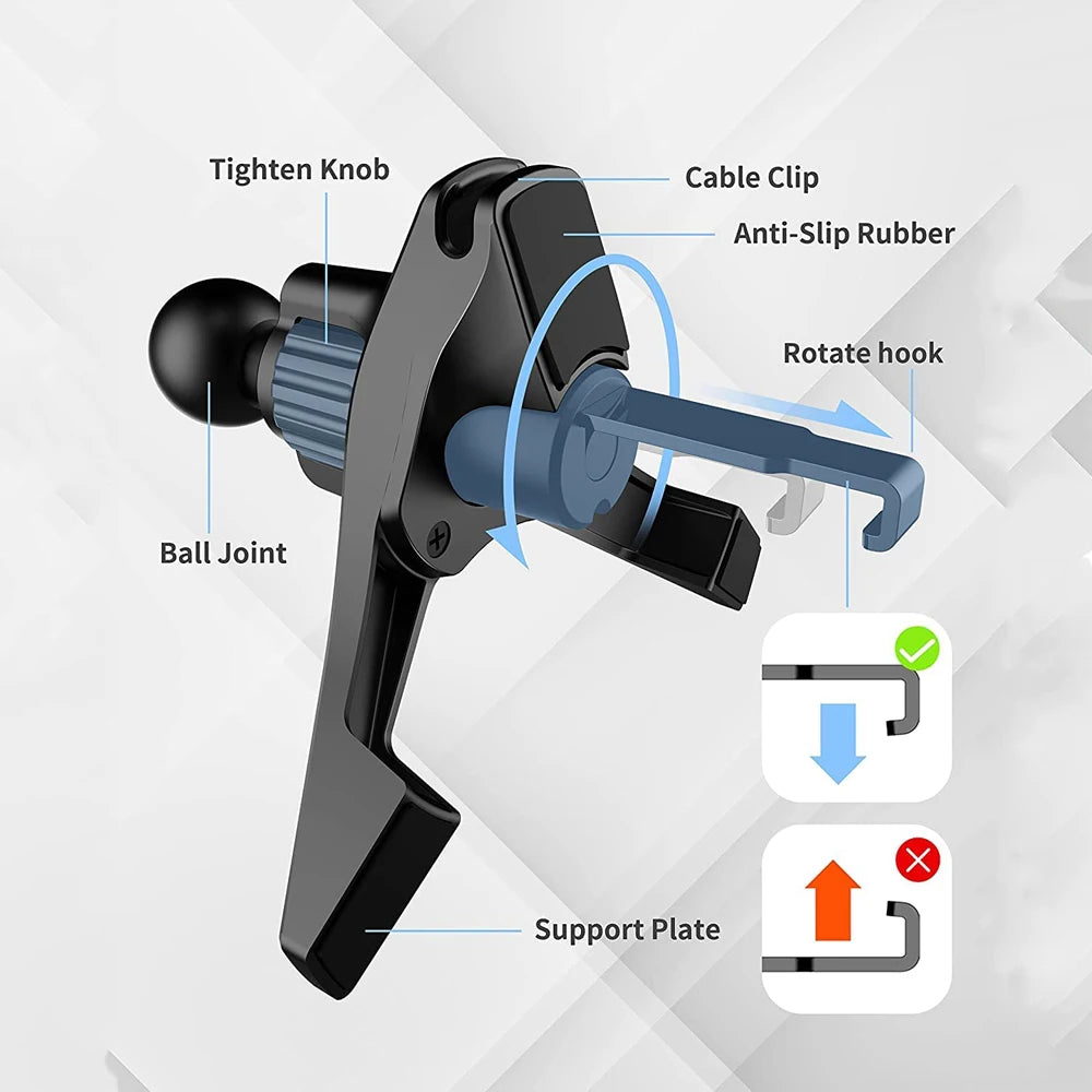 CowLost | product_id-universal-car-air-vent-clip-phone-holder-with-17mm-ball-head-magnetic-mount |12