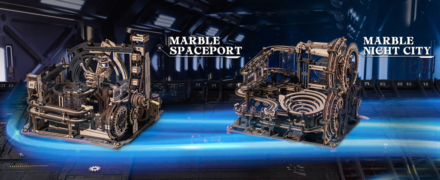 CowLost | fencing-barriers-robotime-rokr-electric-marble-spaceport-model-kit-3d-puzzle |9