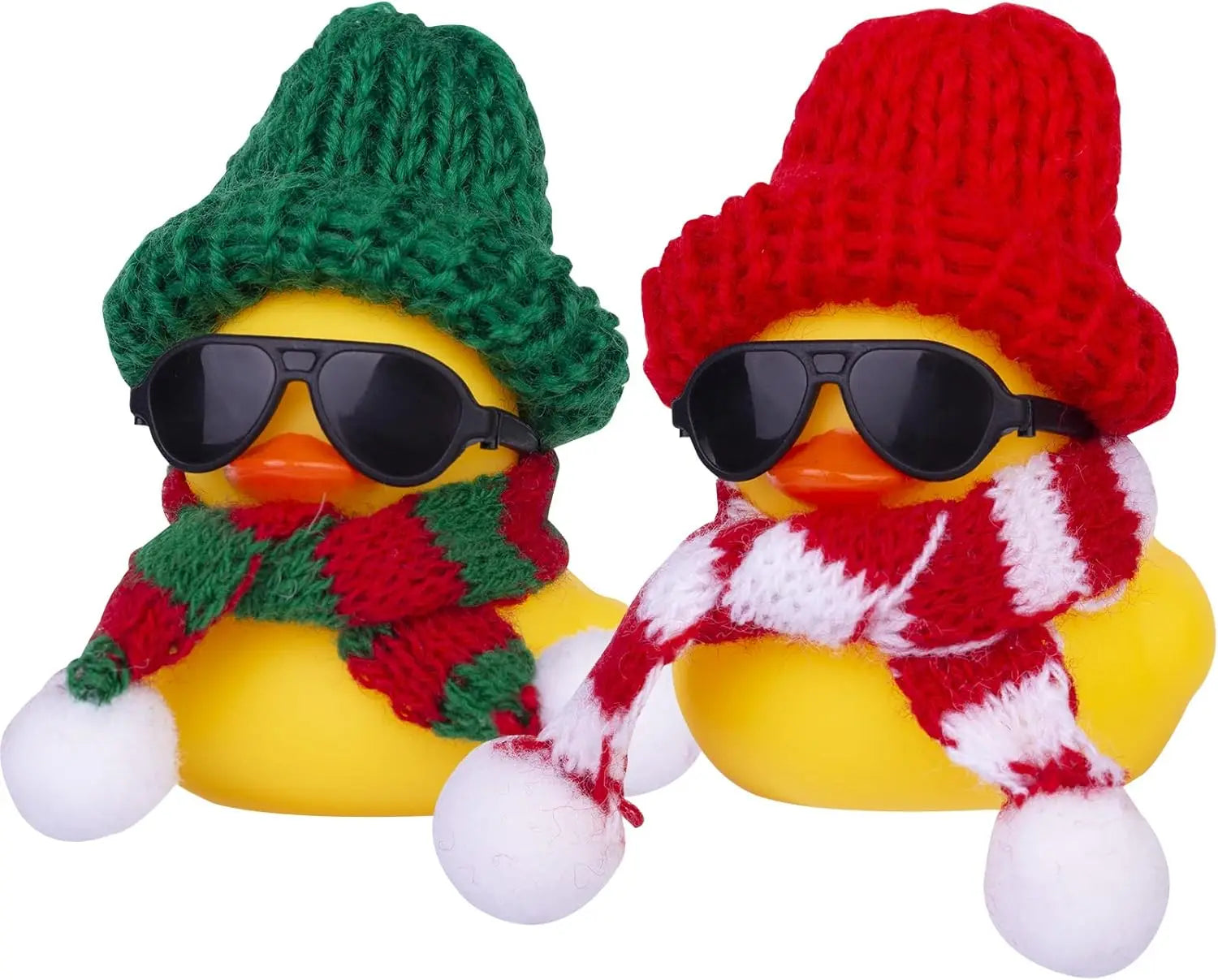 CowLost | product_id-2-pack-yellow-rubber-duck-christmas-car-dashboard-ornaments |15