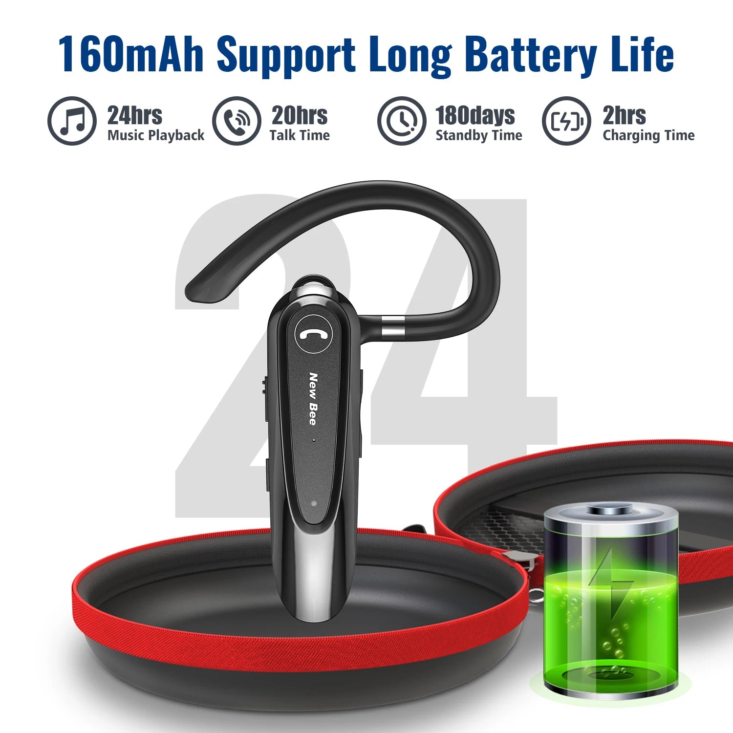 CowLost | mobile-phone-cases-new-bee-b45-bluetooth-wireless-earphones-with-dual-mic-and-noise-reduction |11