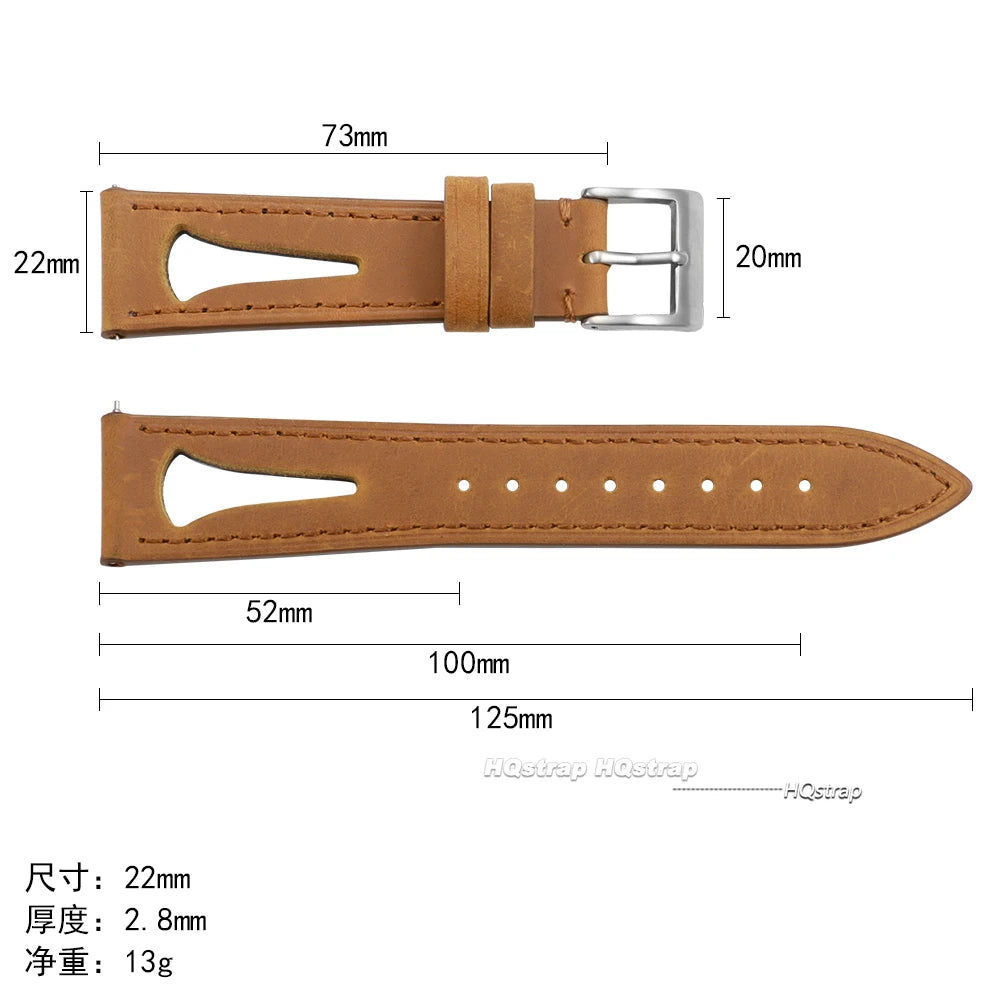 CowLost | bracelets-product_id-oil-wax-leather-watchband-retro-cowhide-strap-20-24mm-waterproof-quick-release-wristband |7