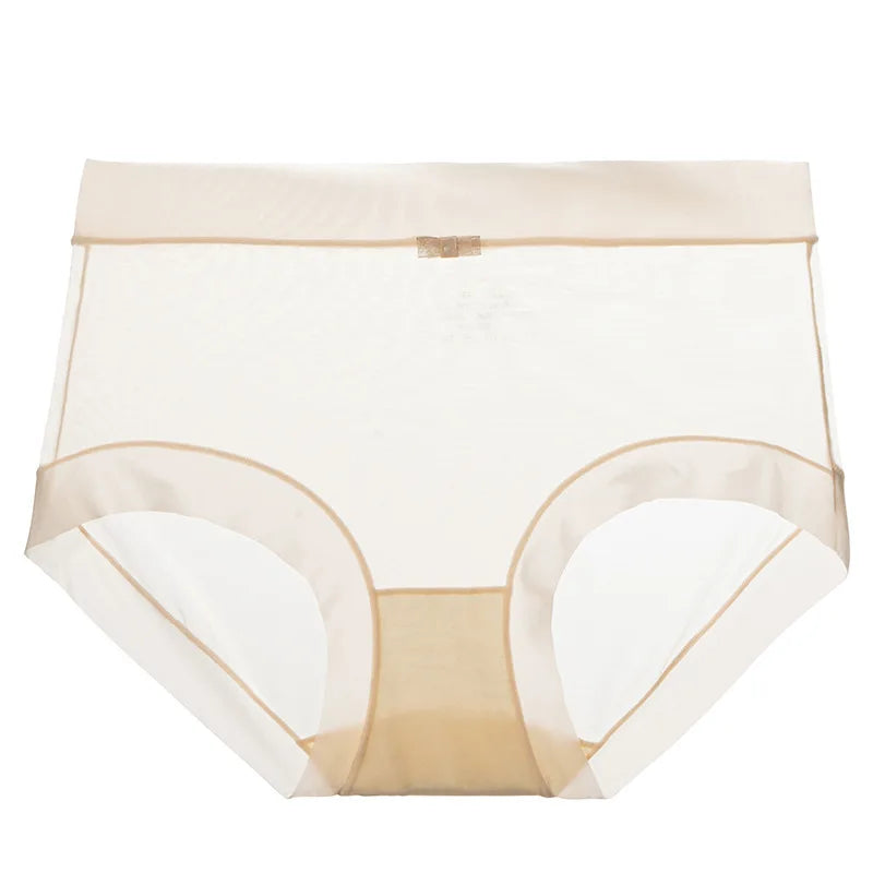 CowLost | 1pc-invisable-briefs-ice-silk-panties-women-low-waist-panties-quick-drying-underwear-sexy-lingerie-female-soft-underpants-m-xl |6