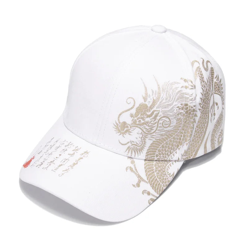CowLost | printing-chinese-dragon-mens-baseball-cap |9