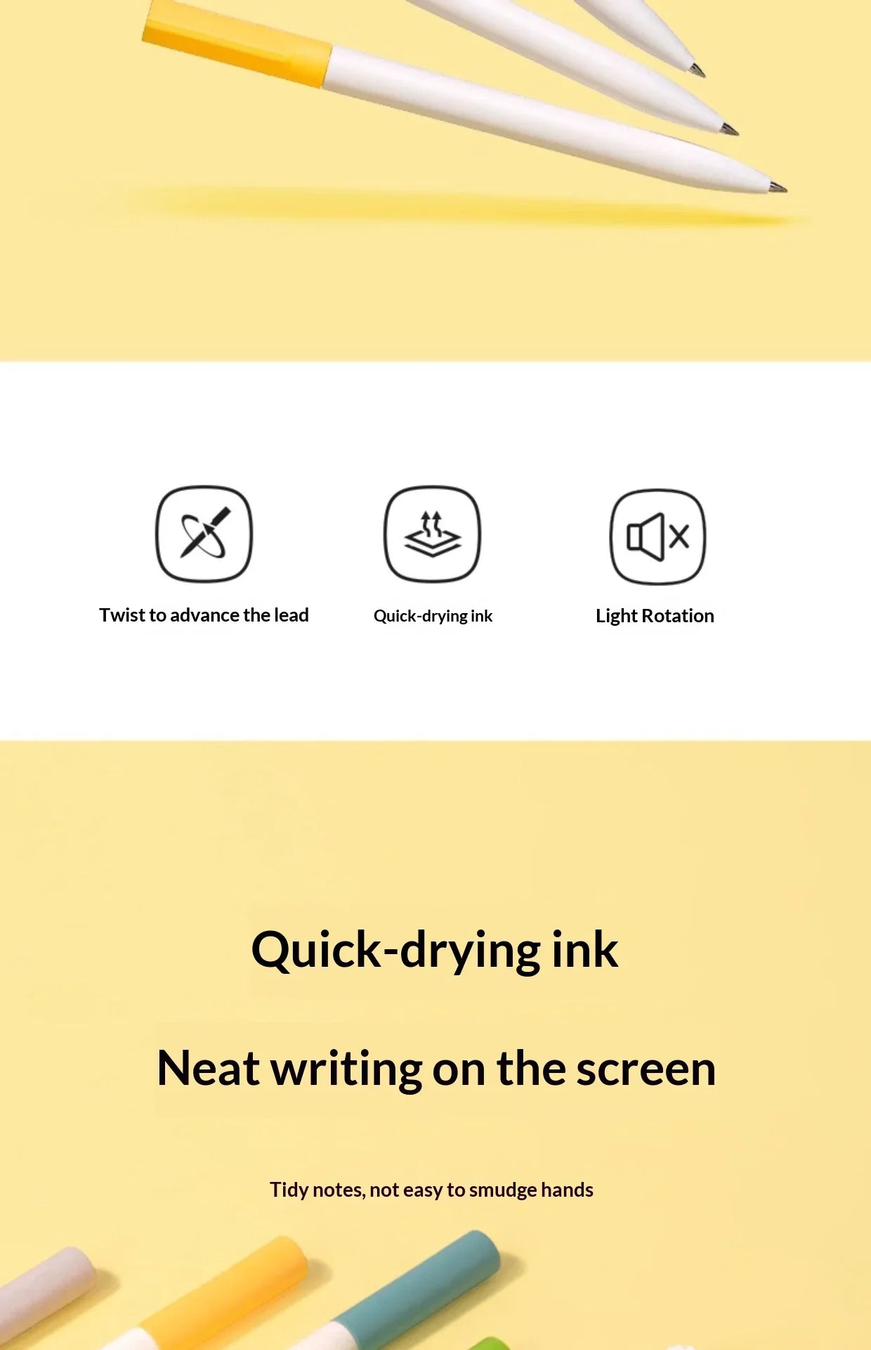 CowLost | product_id-deli-nusign-0-5mm-rotating-gel-pen-silent-smudge-proof-ink-minimalist-professional-writing-pen-for-exams-and-notes |8