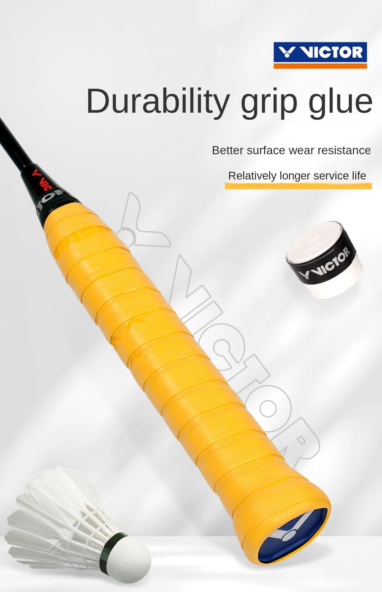 CowLost | sporting-goods-10pcs-victor-original-hand-glue-sweat-absorbent-non-slip-badminton-racket-strap-gr200 |15