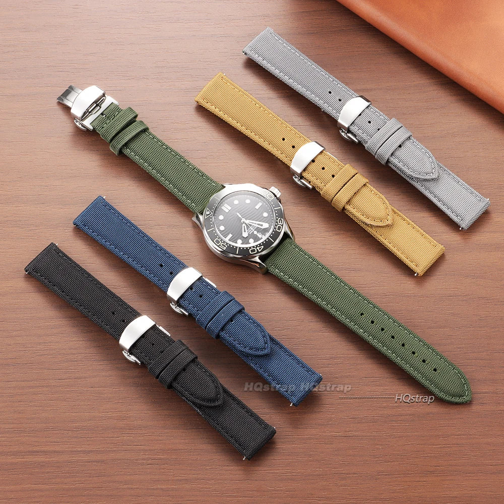 CowLost | watch-bands-product_id-20mm-22mm-nylon-sailcloth-watch-strap-with-butterfly-buckle-for-seiko-quick-release-sport-watch |5
