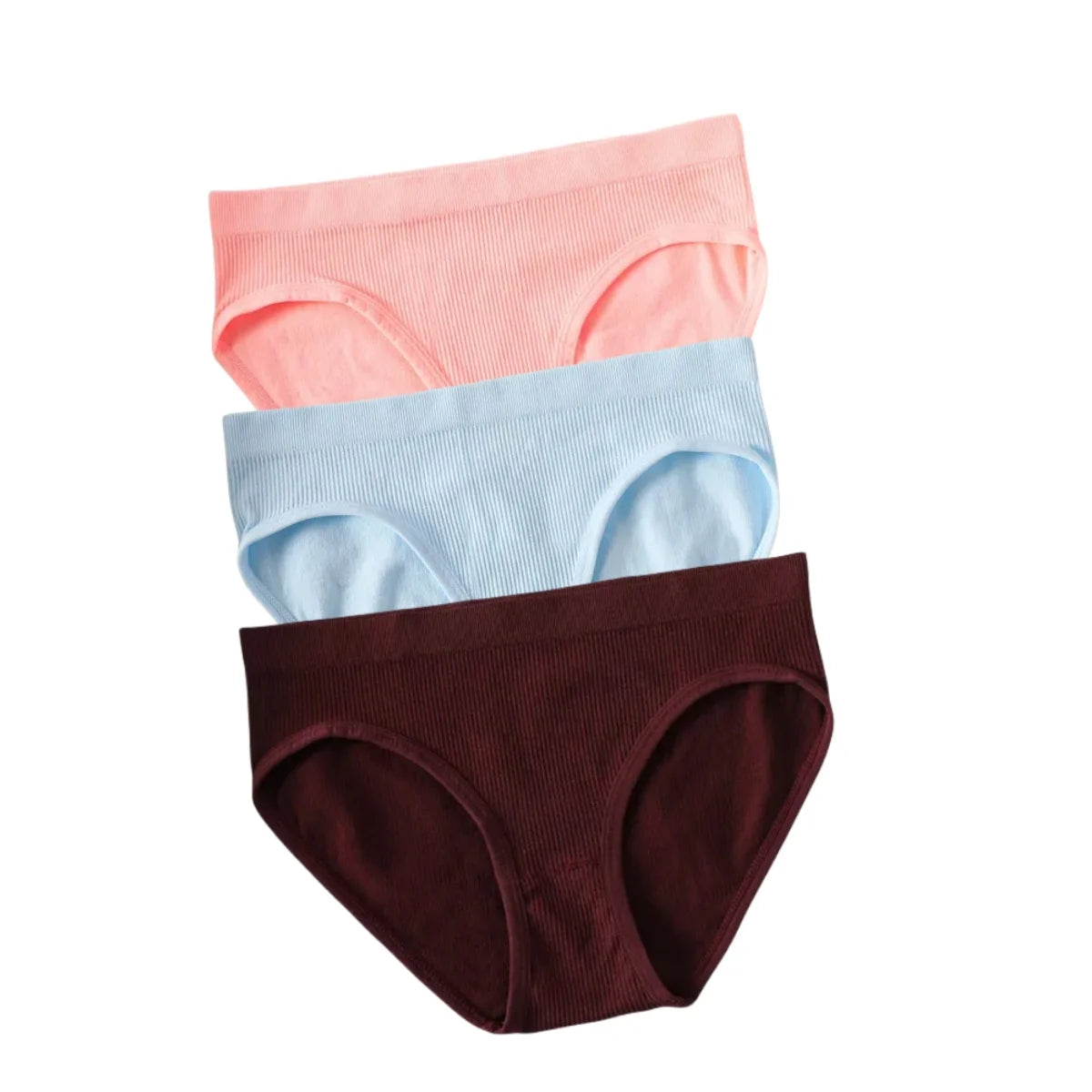 CowLost | product_id-3pcs-womens-seamless-low-rise-full-coverage-briefs |23