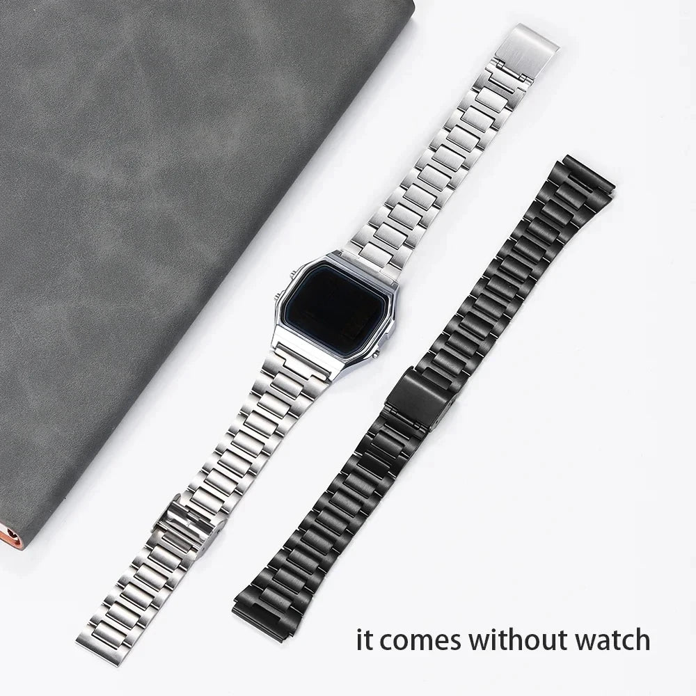 CowLost | product_id-18mm-stainless-steel-wrist-strap-for-casio-f108-f-91w-a158w-a168-f105-ae1300-ae1200-watch |2