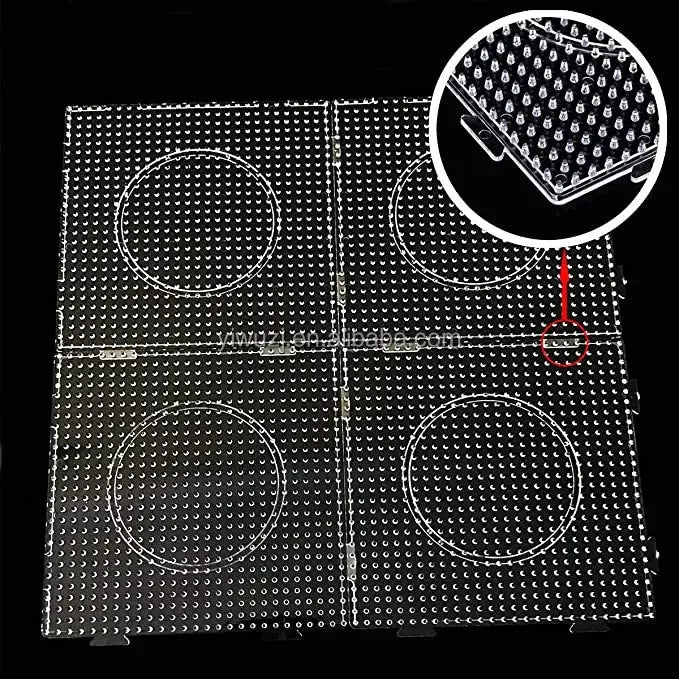 2.6mm Perler Beads Square Pegboard Puzzle Educational DIY Toys for Kids