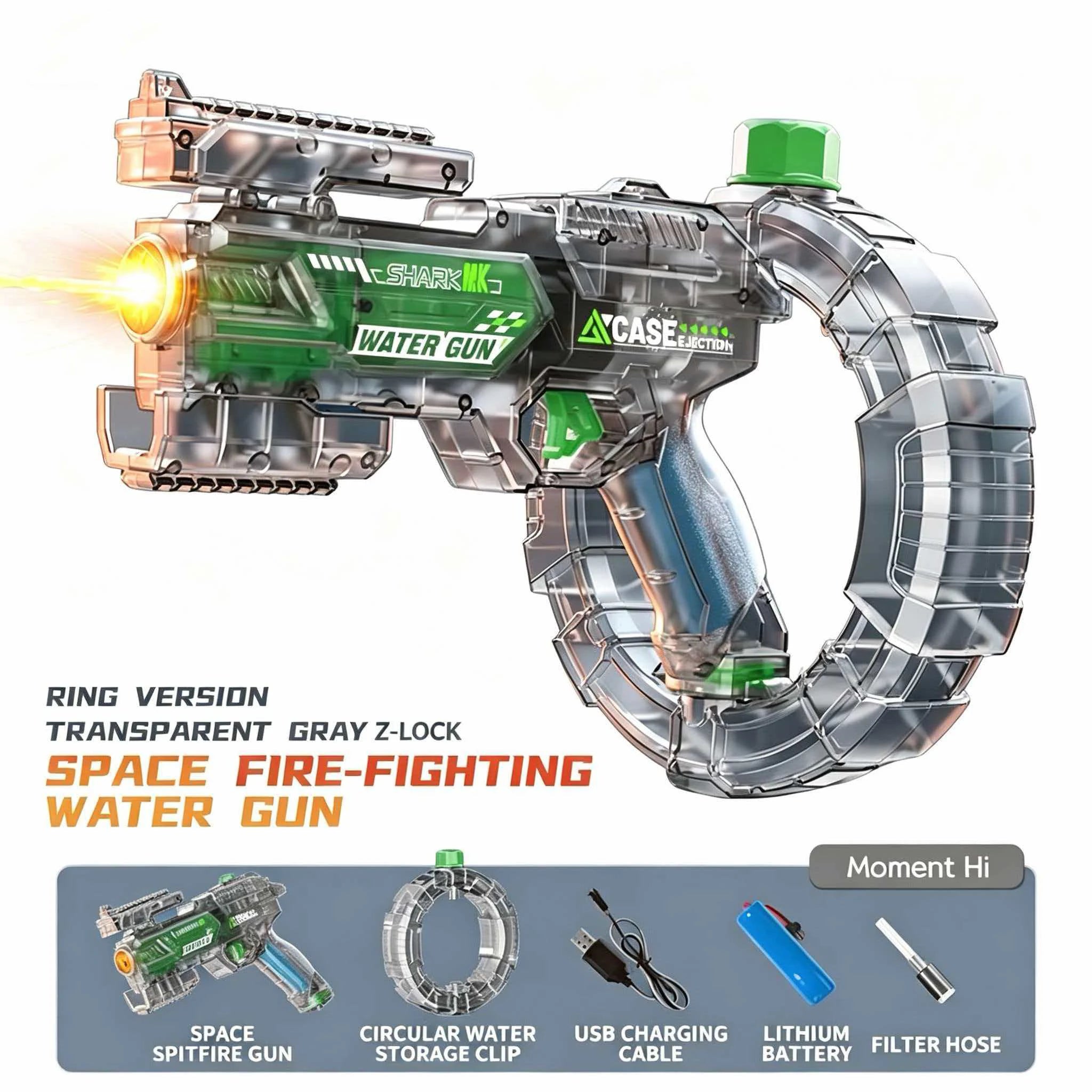 Automatic Electric High-Pressure Water Gun Toy for Outdoor Summer Fun