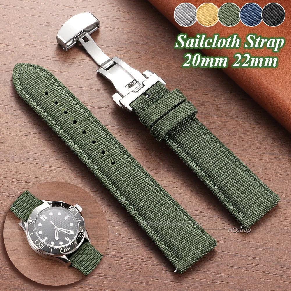 CowLost | watch-bands-product_id-20mm-22mm-nylon-sailcloth-watch-strap-with-butterfly-buckle-for-seiko-quick-release-sport-watch |7