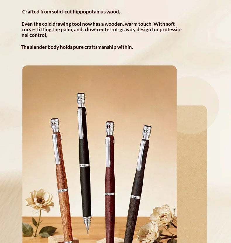 CowLost | product_id-pilot-s20-professional-mechanical-pencil-0-5mm-with-hippopotamus-wood-barrel-for-technical-drawing |9
