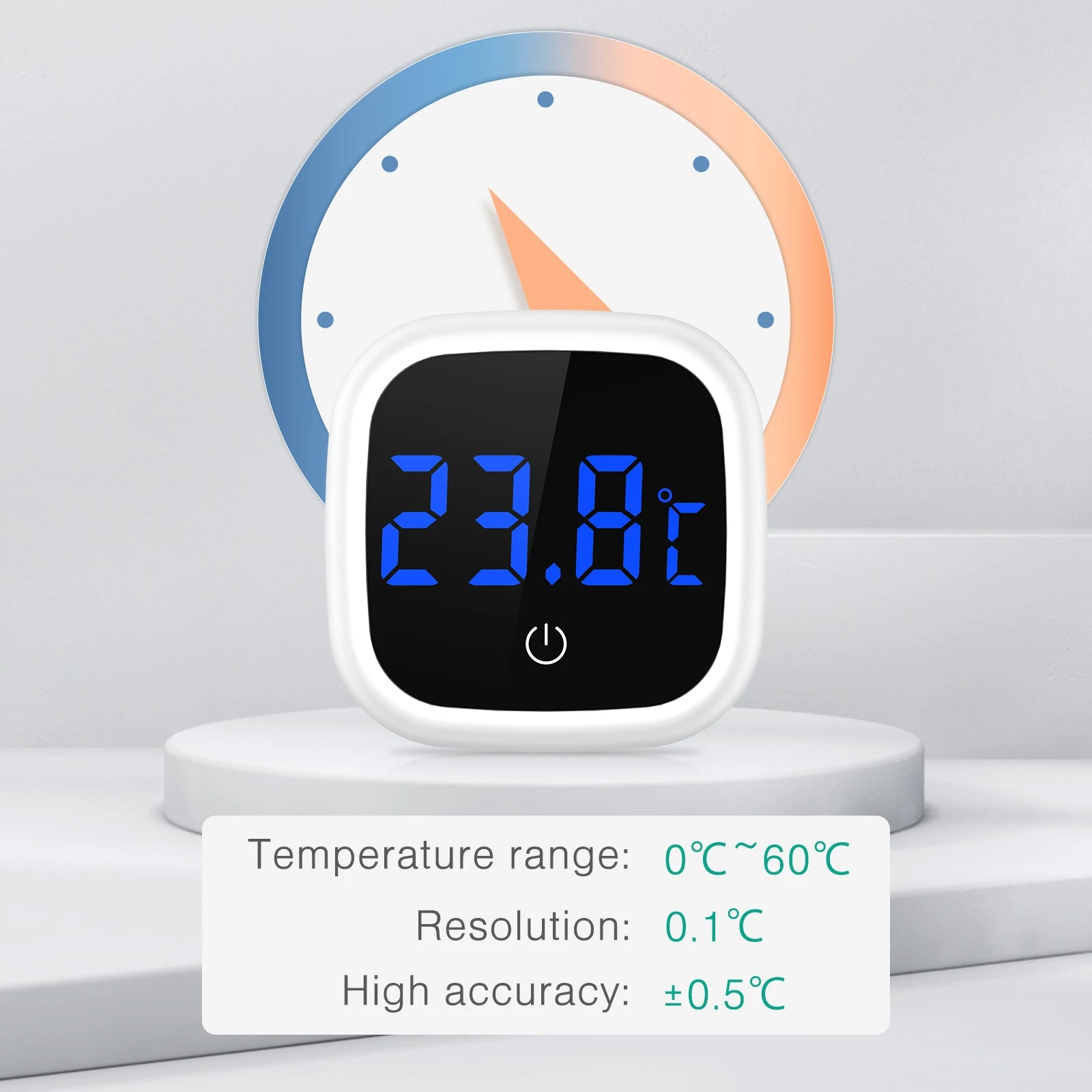 ORIA LCD Digital Aquarium Thermometer for Fish Tank and Reptile Box