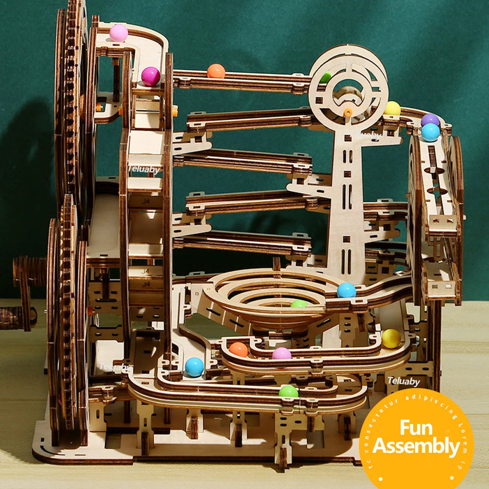CowLost | product_id-3d-wooden-marble-run-puzzle-kit-mechanical-self-assembly-steam-toy-ages-14 |2