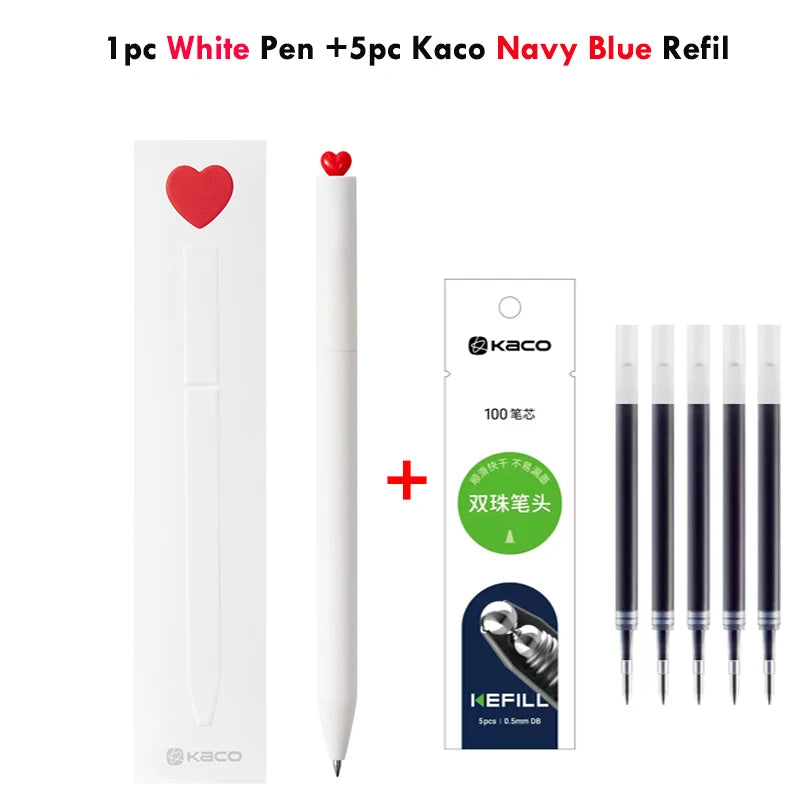 CowLost | product_id-kaco-first-cute-love-0-5mm-black-ink-gel-pen-set-rotating-ballpoint-for-valentines-day-gift |21