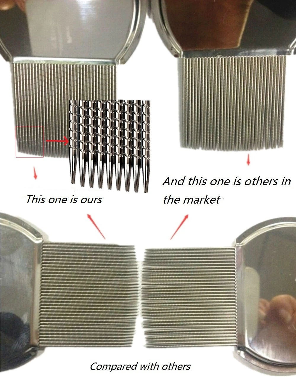 CowLost | tools-stainless-steel-flea-and-lice-comb-for-dogs-cats-and-adults |5