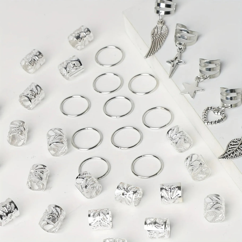CowLost | 45pcs-alloy-braid-hair-ring-dreadlock |14