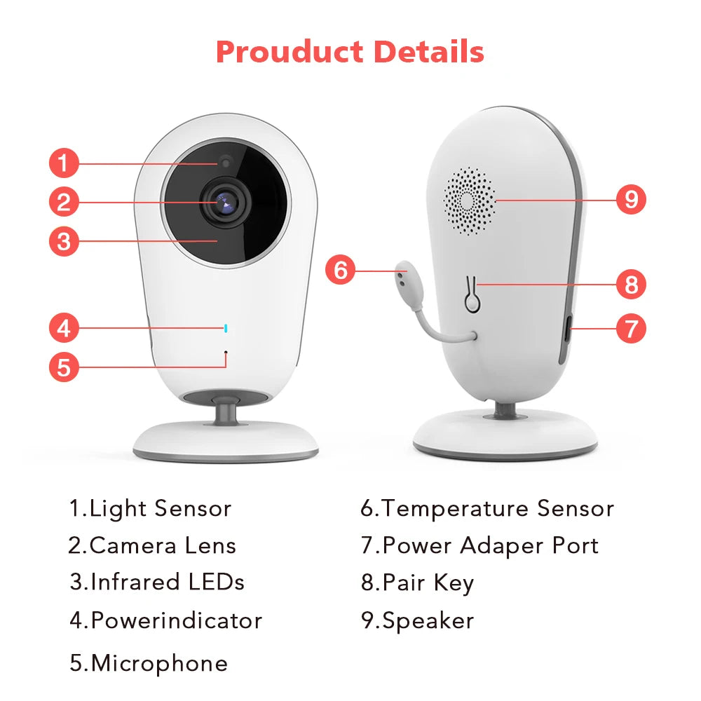 CowLost | 4-0-inch-video-baby-monitor-camera-3x-digital-zoom-two-way-audio-auto-night-vision-720p-hd-security-camera-babysitter-vb615 |16
