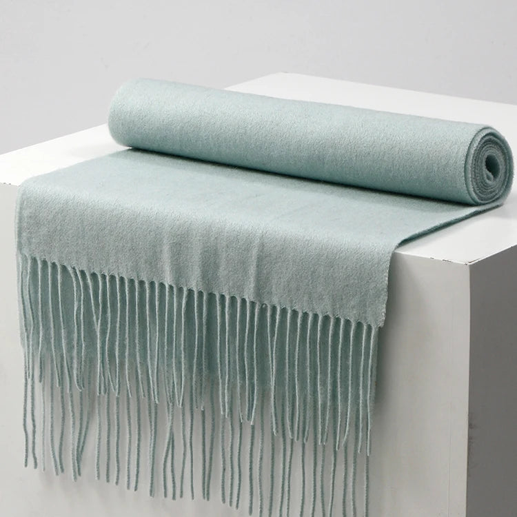 CowLost | winter-pure-long-wool-scarf-women-luxury-brand |57