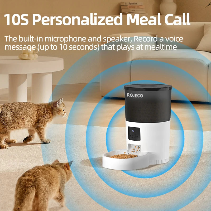 CowLost | 3d-printer-accessories-rojeco-3l-smart-automatic-cat-feeder-with-720p-camera |5