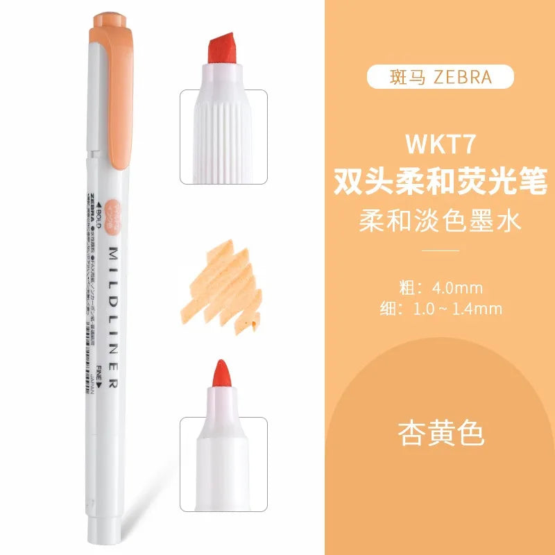 CowLost | product_id-zebra-wkt7-mildliner-dual-tip-highlighter-japanese-stationery-1pc |10