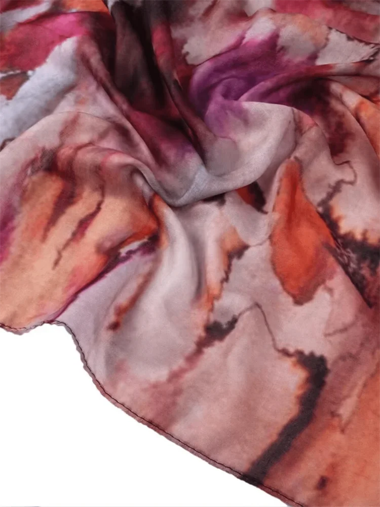 CowLost | bohemian-print-women-watercolor-soft-muslim-hijab |15