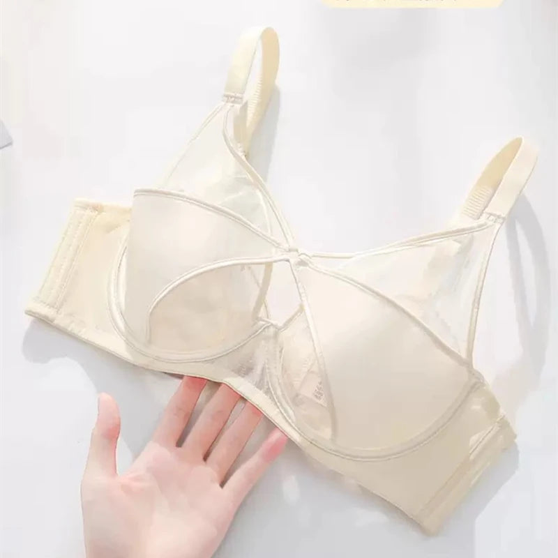 CowLost | product_id-womens-pure-desire-ultra-thin-mesh-push-up-bra-with-soft-wire-and-adjustable-straps |4