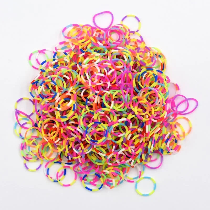 DIY Hand Knitting Machine Rubber Band Loom for Kids Colorful Bracelet Craft Toys