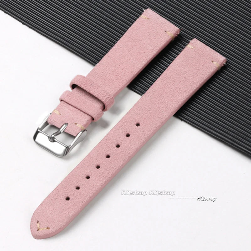 CowLost | product_id-vintage-leather-suede-quick-release-watch-strap-14-22mm-gray-blue-brown |12