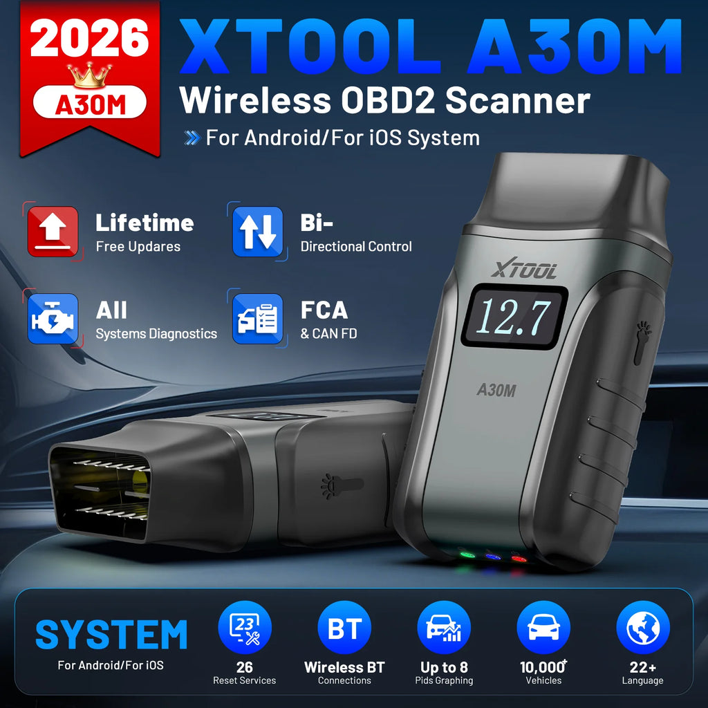 CowLost | xtool-anyscan-a30m-v2-0-hot-version-update-from-a30d-obd2-bt-diagnostic-tools-all-car-full-system-bi-directional-26-reset |1