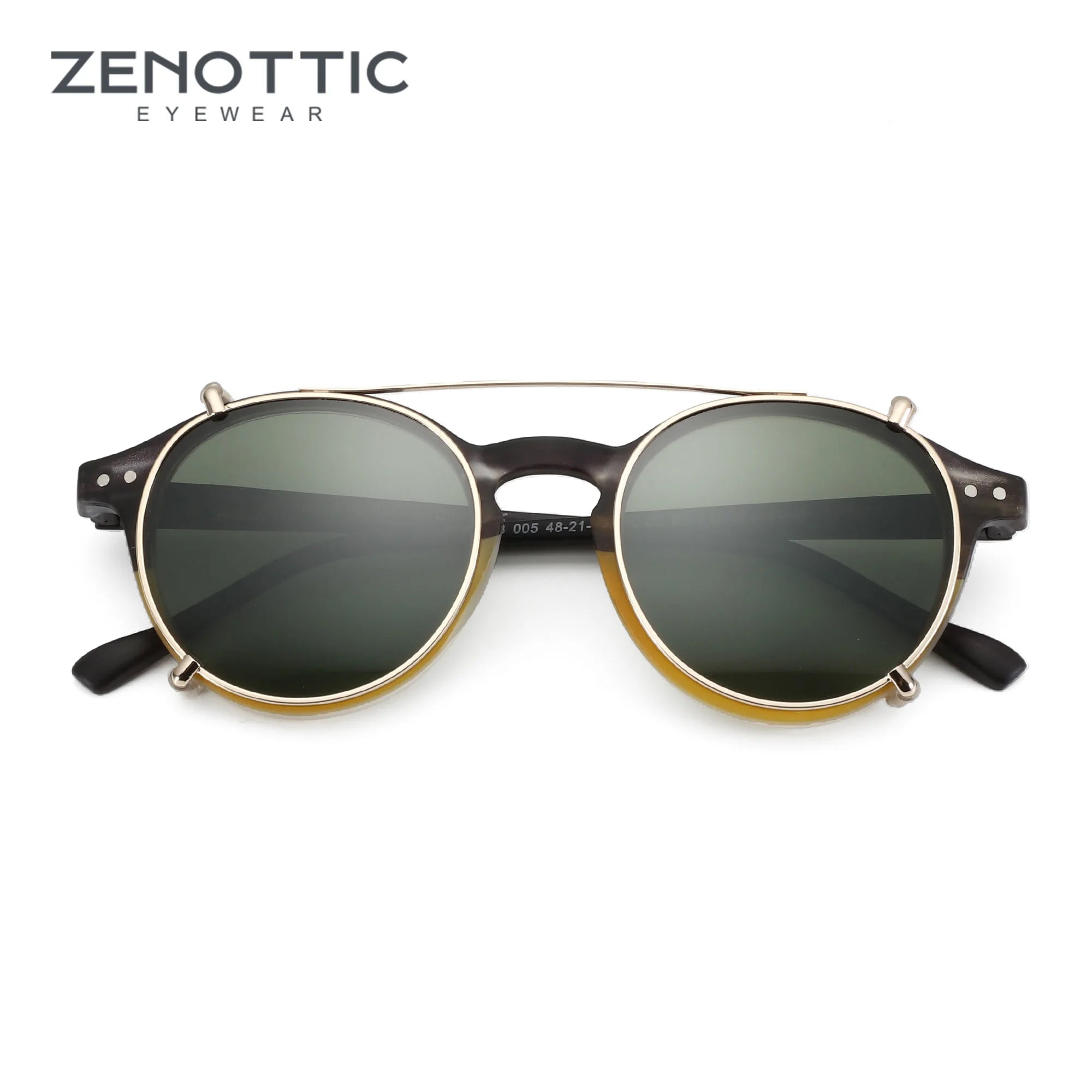 CowLost | zenottic-steampunk-style-clip-on-sunglasses-for-men-women-anti-blue-light-glasses |1