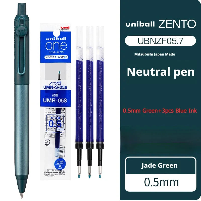 CowLost | product_id-uni-zento-flow-metal-grip-gel-pen-0-38-0-5mm-black-ink-smooth-writing-for-business-journals |30