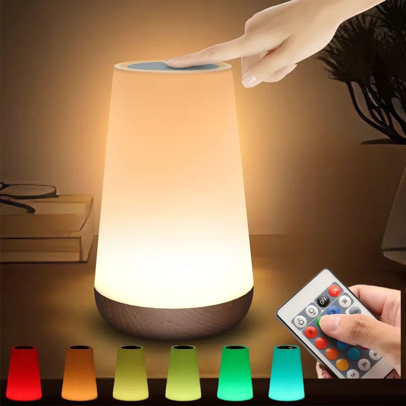 CowLost | product_id-usb-touch-control-13-color-dimmable-led-night-light-with-remote-for-bedroom-camping-reading |5