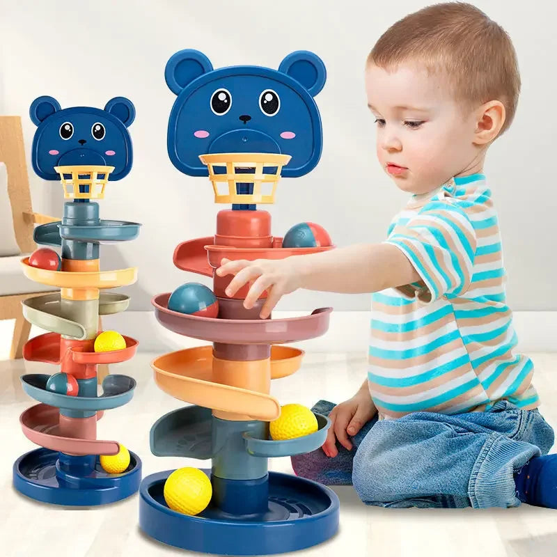 CowLost | product_id-2-7-layers-rolling-ball-track-educational-stacking-toy-for-kids-gift |3