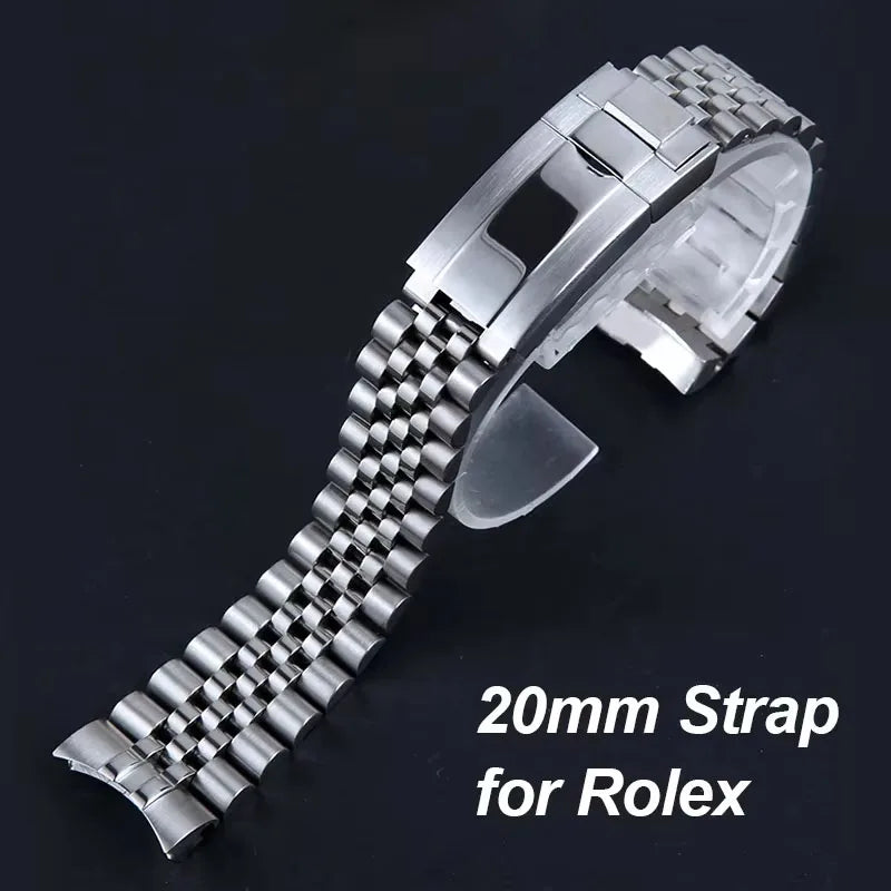 CowLost | bracelets-product_id-20mm-curved-end-solid-stainless-steel-jubilee-bracelet-for-rolex-watch |1