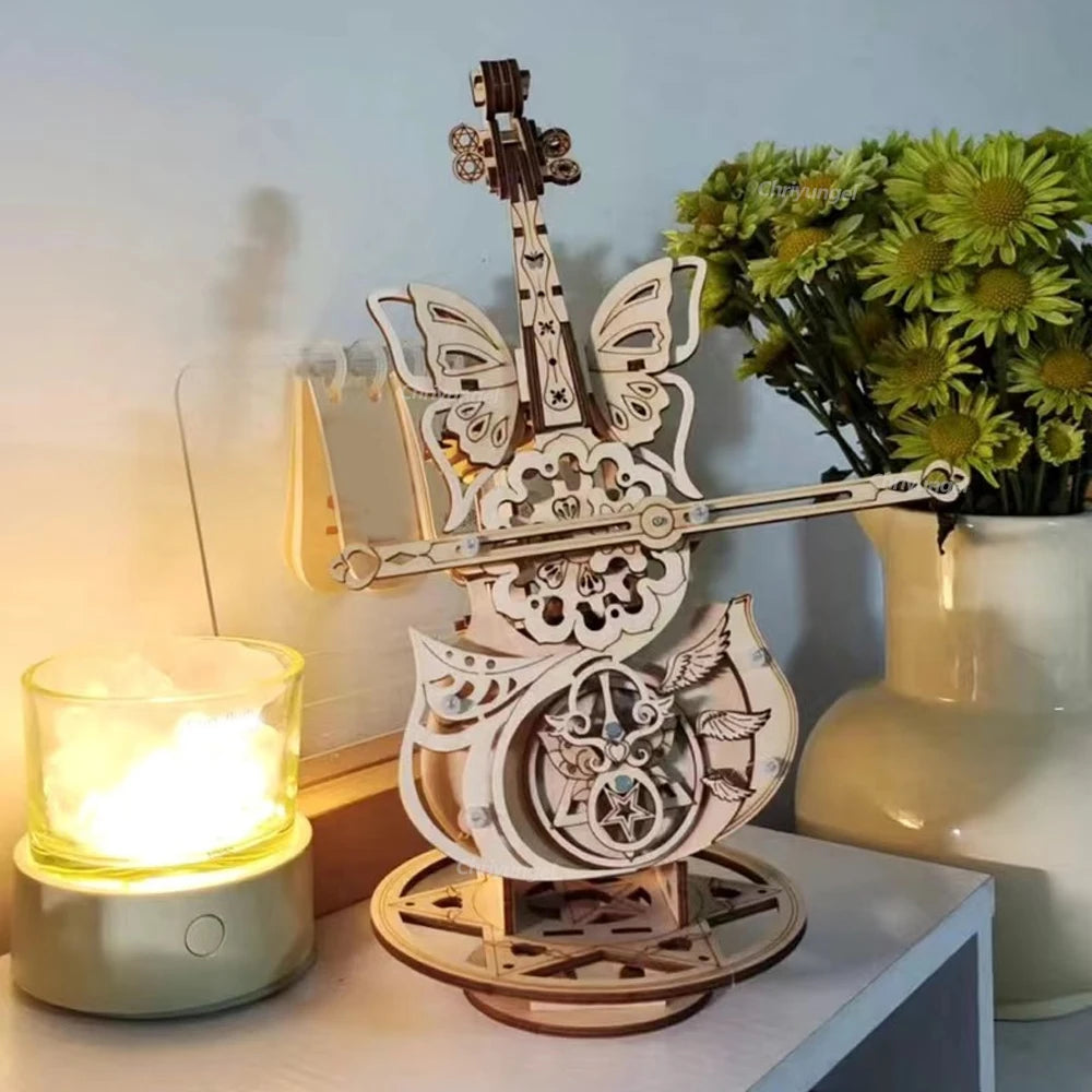 CowLost | 3d-puzzle-wooden-cello-model-diy-assembly-violin-music-box-building-kits-home-living-room-decor-crafts-gift-for-adults-kids |7