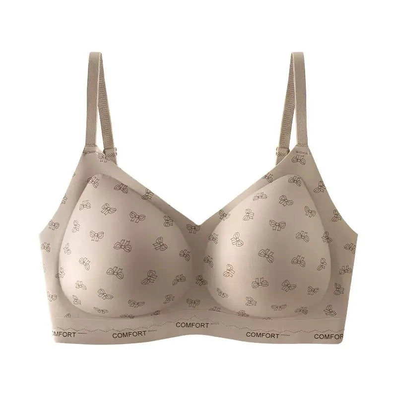 CowLost | product_id-leopard-print-wireless-push-up-bra-with-stylish-back-for-women |9