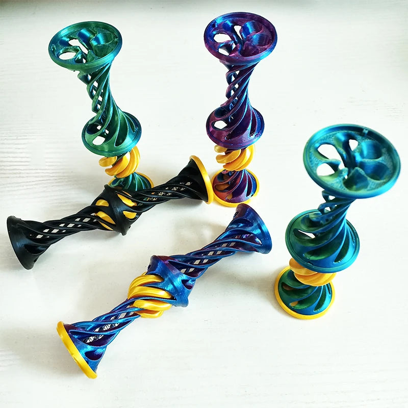 CowLost | product_id-3d-printed-double-layer-helical-tree-impossible-pyramid-fidget-toy-for-kids-decompression-desk-ornament |1