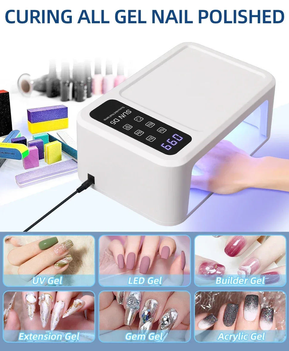 CowLost | uncategorized-480w-uv-led-nail-lamp-with-140-leds-for-manicure-drying |14